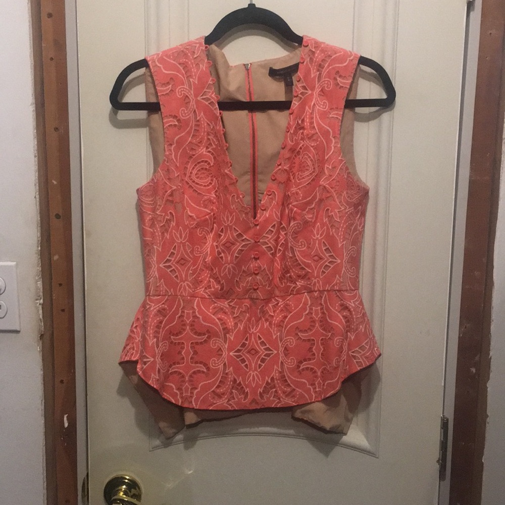 BCBG peplum shirt